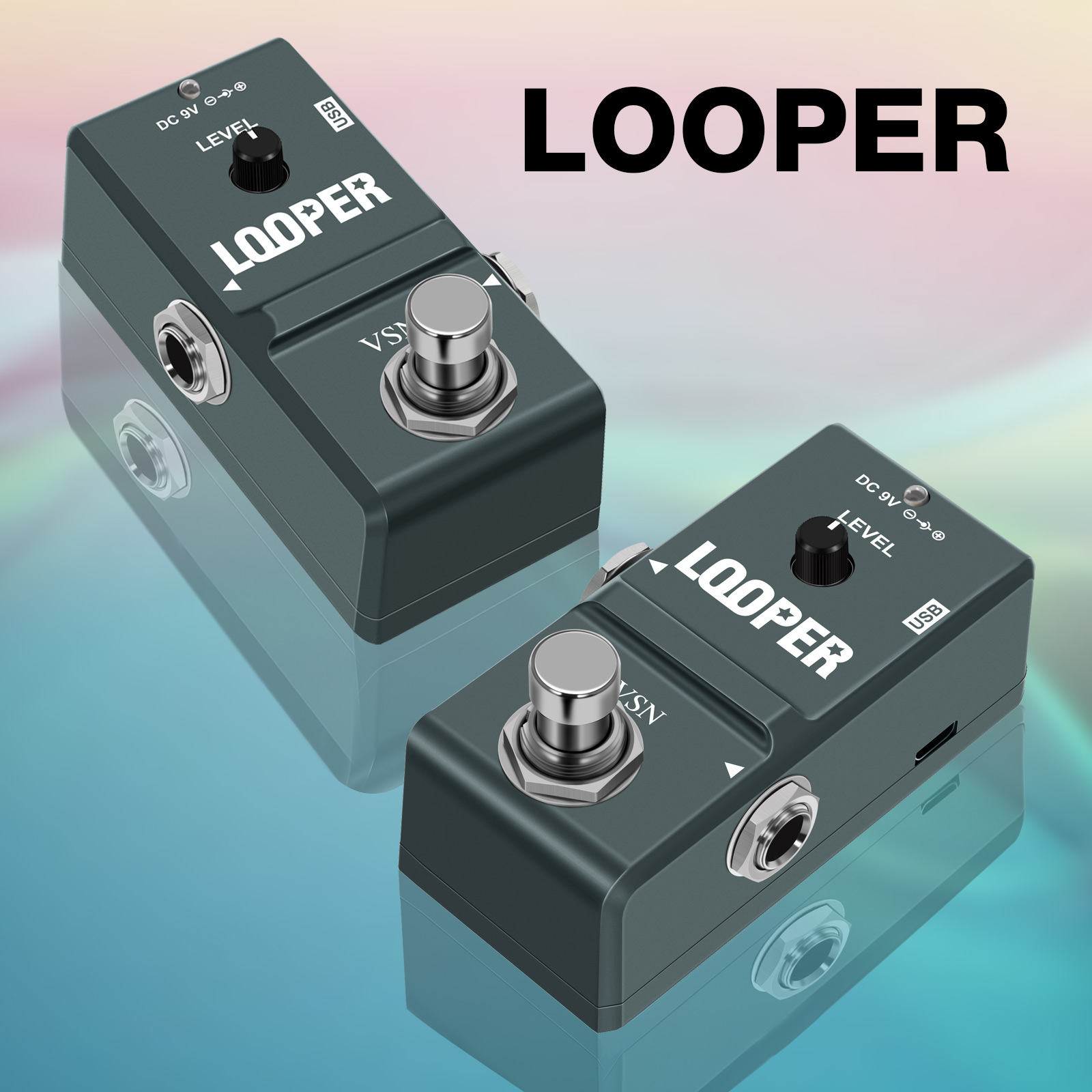 Looper Pedal Guitar - VSN гитарная педаль Looper, цифровые педали