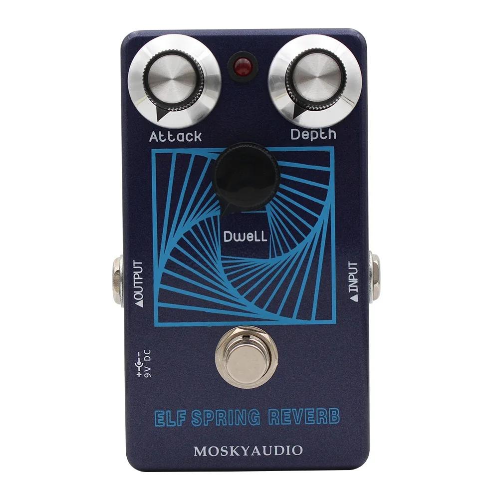 Looper Pedal Guitar - Педаль эффектов Mosky ELF Spring Reverb,