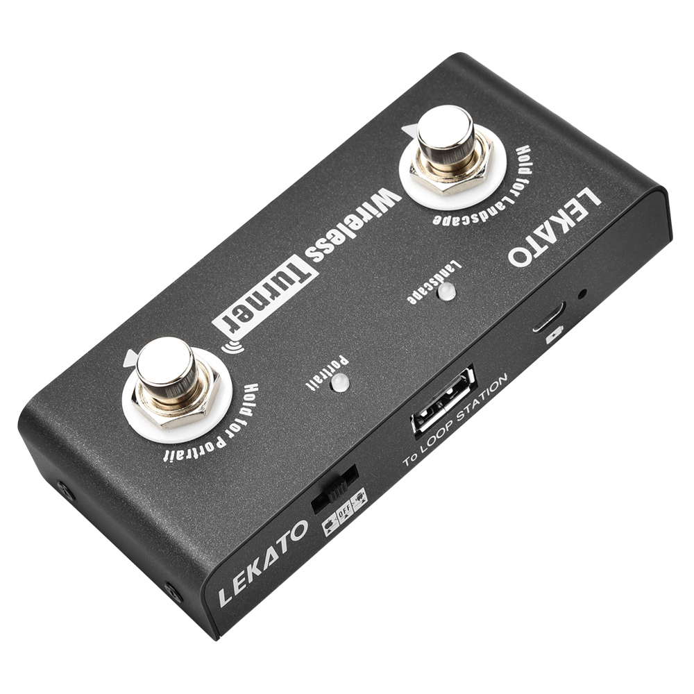 Looper Pedal Guitar - Lekato Беспроводная внешняя педаль-тюнер для страниц,