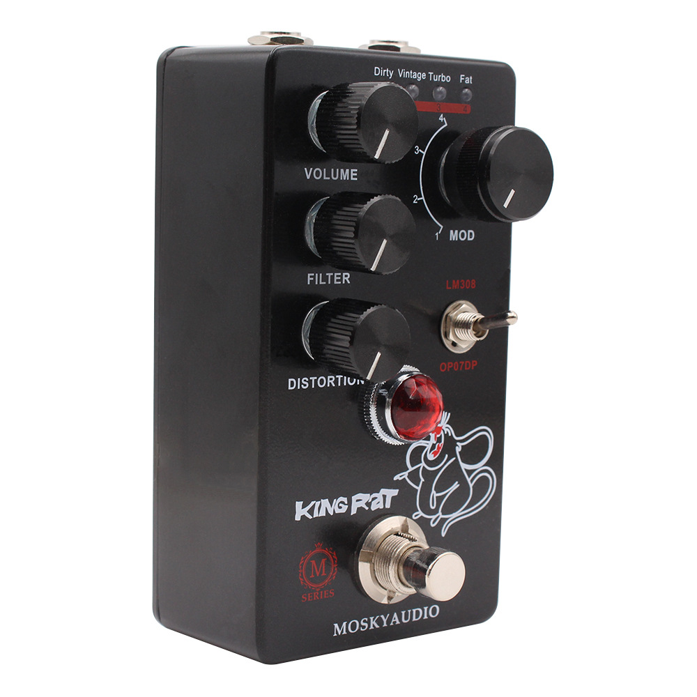 Looper Pedal Guitar - MOSKY King Rat Гитарные эффекты Fuzz