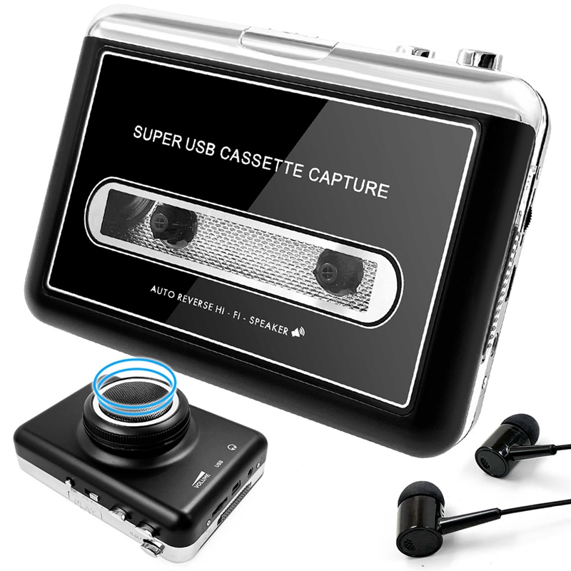 Портативный стерео USB-кассетн – обзор и цена Audio Music Converter To Mp3