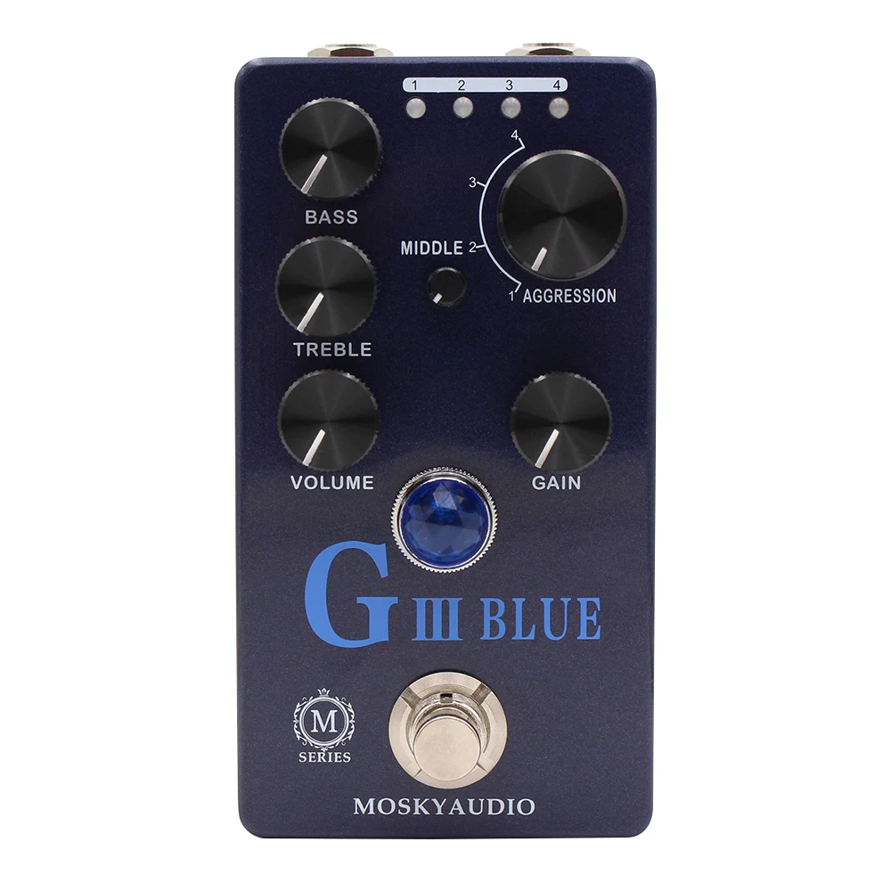 Mosky G III BLUE Overdrive Dis – обзор и цена Looper Pedal Guitar
