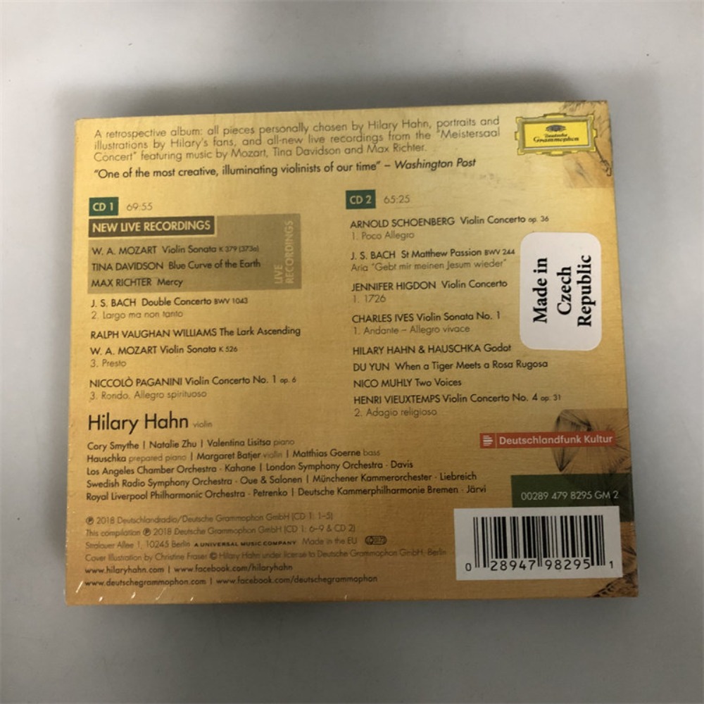 CD «Ретроспектива» Хилари Хан. – обзор и цена Audio Music Cd