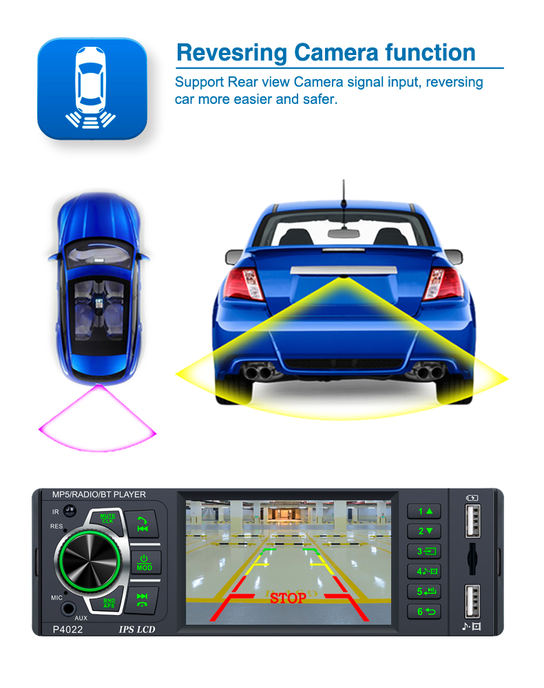 Автомагнитола 1 Din P4022, 3,8 – обзор и цена Audio Music Mp3 Free