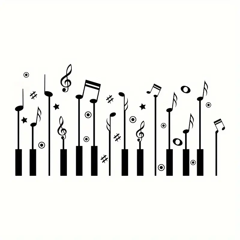 1 шт. креативная настенная нак – обзор и цена Audio Music Notes